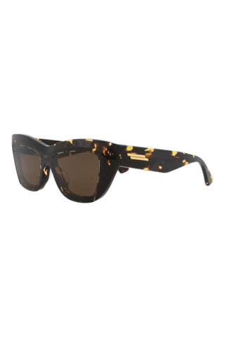 Bottega Veneta BV1218S Spotted Havana Sunglasses