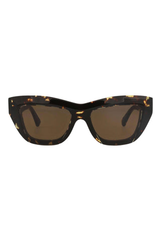 Bottega Veneta BV1218S Spotted Havana Sunglasses