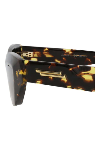 Bottega Veneta BV1219S Spotted Havana Sunglasses