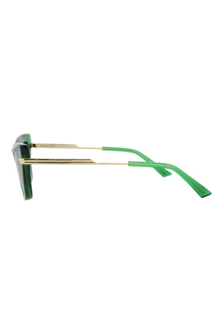 Bottega Veneta BV1241S Transparent Green Sunglasses