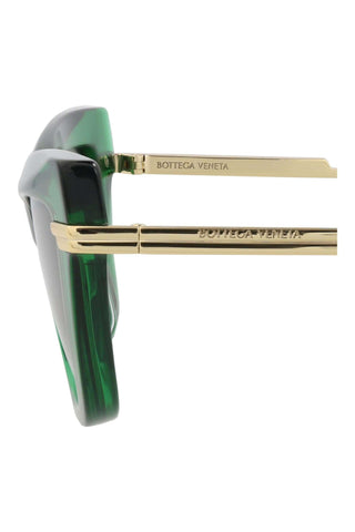 Bottega Veneta BV1241S Transparent Green Sunglasses