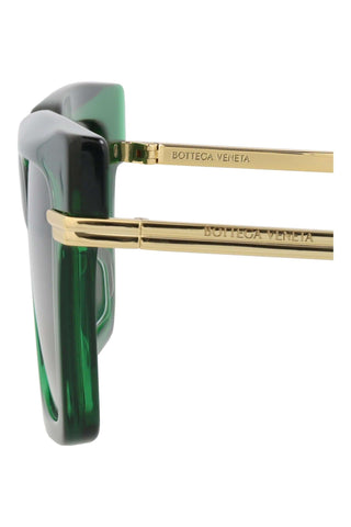Bottega Veneta BV1242S Transparent Green Sunglasses