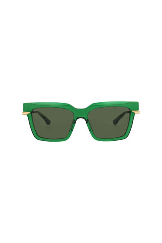 Bottega Veneta BV1242S Transparent Green Sunglasses