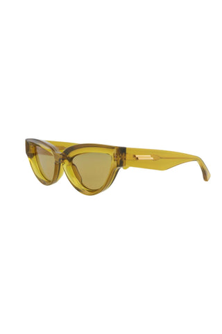 Bottega Veneta BV1249S TRANSPARENT MUSTARD Sunglasses