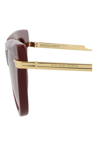 Bottega Veneta BV1265S Burgundy Sunglasses
