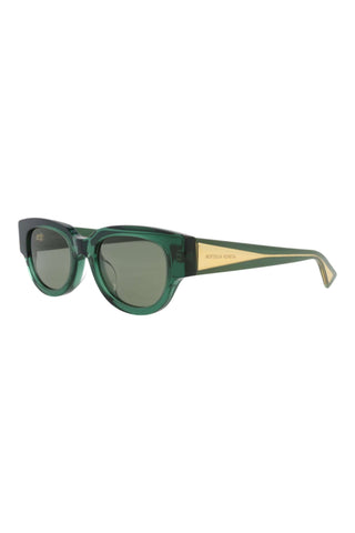 Bottega Veneta BV1278SA TRANSPARENT BOTTLE GREEN Sunglasses