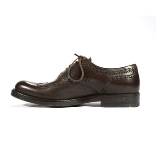 Bottega Veneta Men's Brown Leather Lace-Up Designer Shoes (BOT1501)-AmbrogioShoes