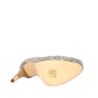 Brian Atwood Maniac Pearl Fabric Crystalized High-Heel Sandals (BACRY1000)-AmbrogioShoes