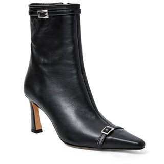 Bruno Magli Addison Women’s Shoes Calf-Skin Leather Buckle Ankle Boot (BMW1027)-AmbrogioShoes