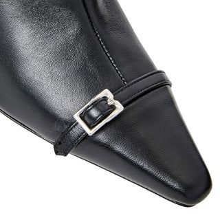 Bruno Magli Addison Women’s Shoes Calf-Skin Leather Buckle Ankle Boot (BMW1027)-AmbrogioShoes