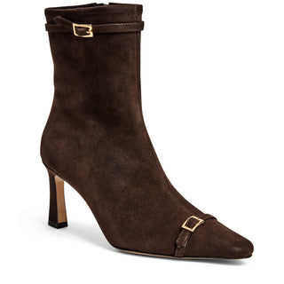 Bruno Magli Addison Women’s Shoes Suede Leather Buckle Ankle Boot (BMW1028)-AmbrogioShoes