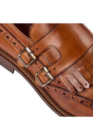 Bruno Magli Ancona Leather Double Monk-Strap