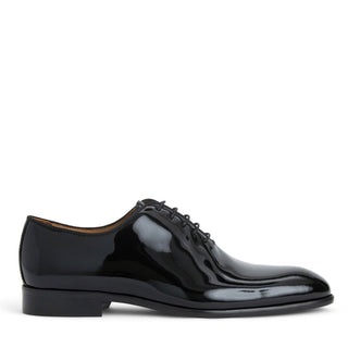 Bruno Magli Angelo Men's Shoes Patent Calf-Skin Leather Whole Cut Oxford (BM1096)-AmbrogioShoes