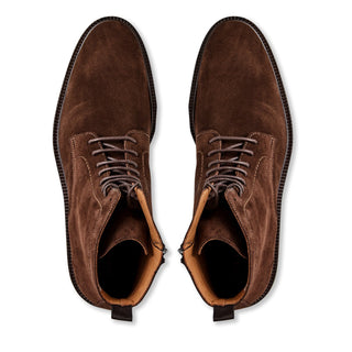 Bruno Magli Anthony Men's Shoes Suede Leather Derby Boot (BM1058)-AmbrogioShoes