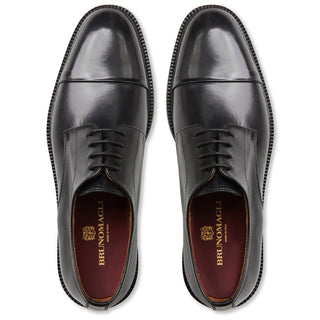 Bruno Magli Aydin Calf-Skin Leather Cap-Toe Derby (BM1095)-AmbrogioShoes