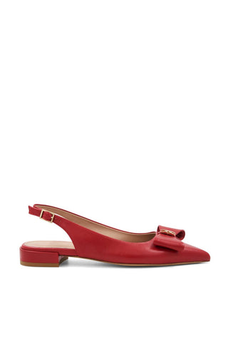 Bruno Magli Bella Women’s Shoes Calf-Skin Leather Slingback Flat (BMW1046)-AmbrogioShoes