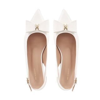 Bruno Magli Bella Women’s Shoes Calf-Skin Leather Slingback Flat (BMW1046)-AmbrogioShoes