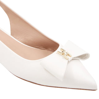 Bruno Magli Bella Women’s Shoes Calf-Skin Leather Slingback Flat (BMW1046)-AmbrogioShoes