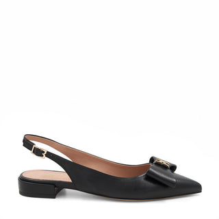 Bruno Magli Bella Women’s Shoes Calf-Skin Leather Slingback Flat (BMW1046)-AmbrogioShoes