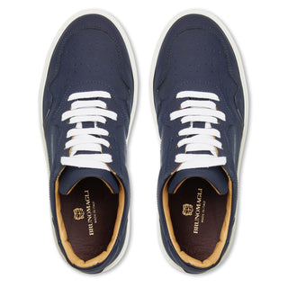 Bruno Magli Dezi Nubuck Leather Sneaker (BM1045)-AmbrogioShoes