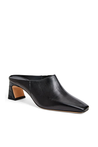 Bruno Magli Fran Leather Heel Mule