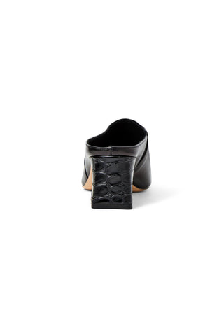 Bruno Magli Fran Leather Heel Mule