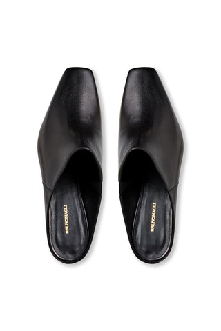 Bruno Magli Fran Leather Heel Mule