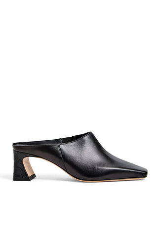 Bruno Magli Fran Leather Heel Mule
