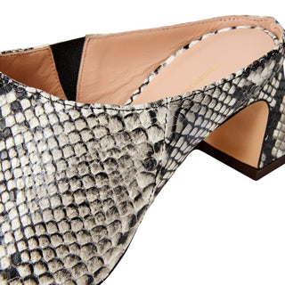 Bruno Magli Fran Women’s Shoes Python Print Slip-On High Heel Mule (BMW1002)-AmbrogioShoes
