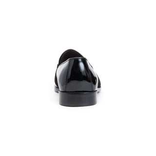 Bruno Magli Howard black patent leather loafer view 4.