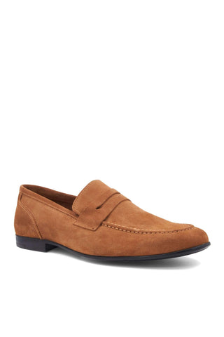 Bruno Magli Lastra Suede Unlined Slip-On Penny Loafer (BM1028)-AmbrogioShoes