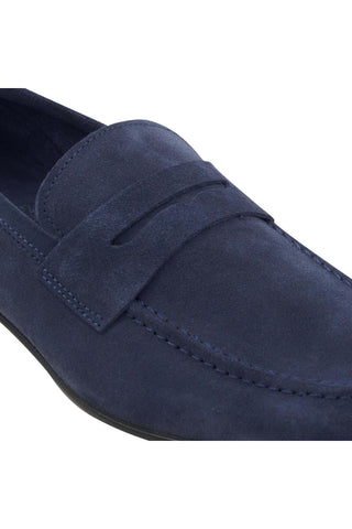 Bruno Magli Lastra Suede Unlined Slip-On Penny Loafer (BM1028)