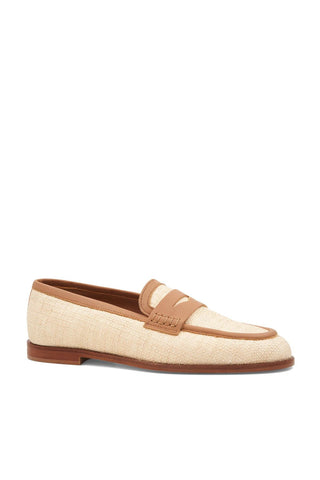 Bruno Magli Lixia Raffia Penny Loafer