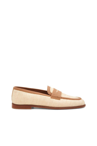 Bruno Magli Lixia Raffia Penny Loafer