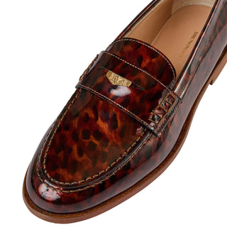 Bruno Magli Lola Women’s Shoes Patent Calf-Skin Leather Penny Loafer (BMW1015)-AmbrogioShoes