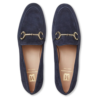 Bruno Magli Luna Women’s Shoes Suede Leather Horse-Bit Loafer (BMW1043)-AmbrogioShoes