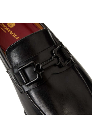 Bruno Magli Maioco Calf-Skin Leather Horse-Bit Loafer (BM1030)-AmbrogioShoes