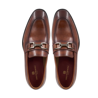 Bruno Magli Maioco Men's Shoes Calf-Skin Leather Horse-Bit Loafer (BM1030)-AmbrogioShoes