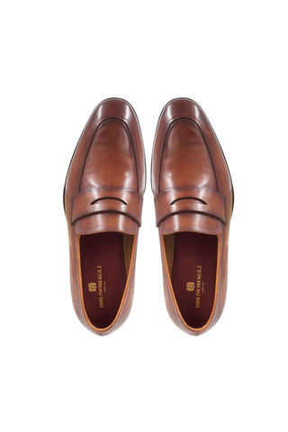 Bruno Magli Maioco Nappa Penny Loafer-AmbrogioShoes