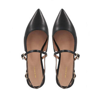 Bruno Magli Martina Women’s Shoes Calf-Skin Leather Slingback Flat (BMW1047)-AmbrogioShoes