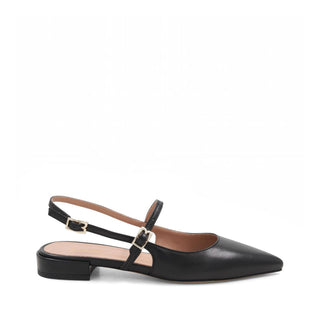 Bruno Magli Martina Women’s Shoes Calf-Skin Leather Slingback Flat (BMW1047)-AmbrogioShoes