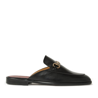 Bruno Magli Miami Leather Horse-Bit Slip-On Mule-AmbrogioShoes