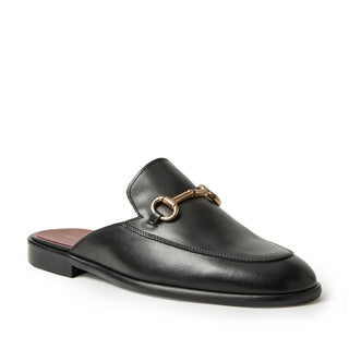 Bruno Magli Miami Men's Shoes Calf-Skin Leather Horse-Bit Slip-On Mule (BM1061)-AmbrogioShoes