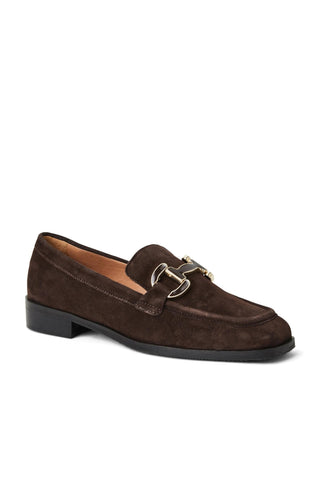 Bruno Magli Natalie Suede Horse-Bit Loafer