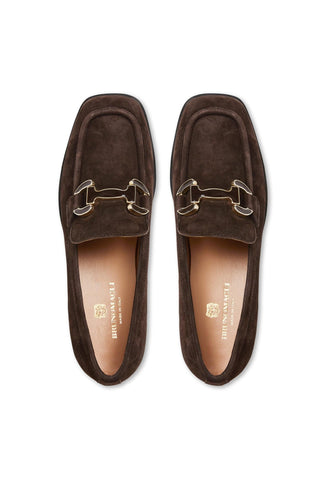 Bruno Magli Natalie Suede Horse-Bit Loafer