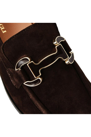 Bruno Magli Natalie Suede Horse-Bit Loafer