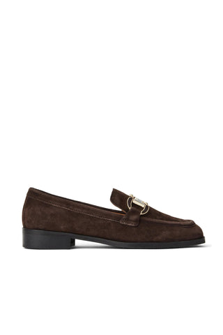 Bruno Magli Natalie Suede Horse-Bit Loafer