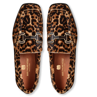 Bruno Magli Natalie Women’s Shoes Calf Hair Horse-Bit Loafer (BMW1022)-AmbrogioShoes