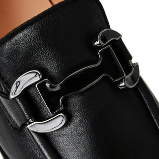 Bruno Magli Natalie Women’s Shoes Full Grain Leather Horse-Bit Loafer (BMW1014)-AmbrogioShoes