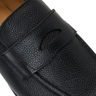 Bruno Magli Nathan Tumbled Leather Penny Loafer-AmbrogioShoes